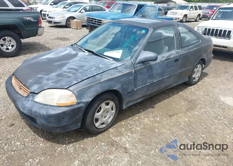 1998 Honda Civic Ex from USA, damaged, VIN 1HGEJ8243WL131093